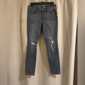 Universal Thread Women's Charcoal Mid Rise Skinny Jeans